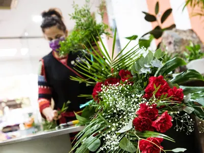 Mercado y Clientes de una florería